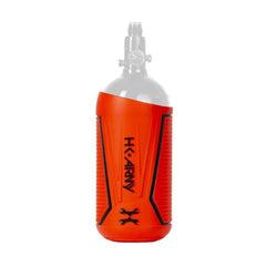 Red and black HK Army Vice paintball tank cover for 48ci aluminum tanks with anti-slip rubber design