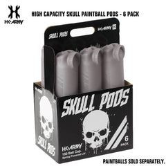 HK Army High Capacity Skull Paintball Pods - 6 Pack HK Army