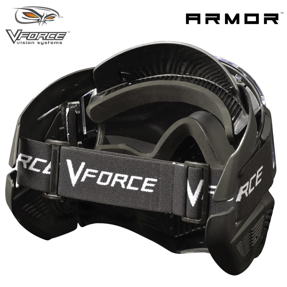 V-Force Armor Field Vision Anti-Fog Paintball Mask - Black V-Force
