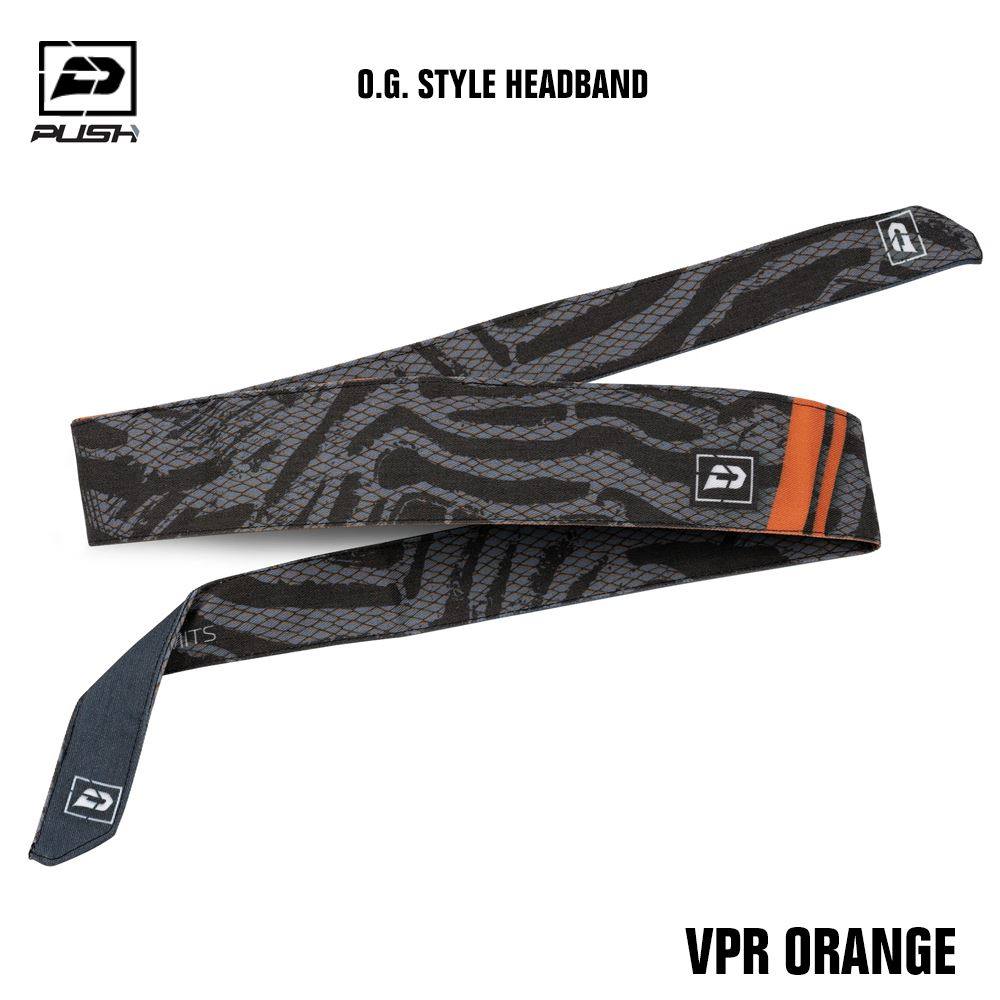 Push Paintball Headband - VPR Orange Push Paintball