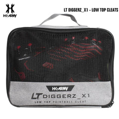 HK Army LT Diggerz_1 Low Top Paintball Cleats - Black/Red HK Army
