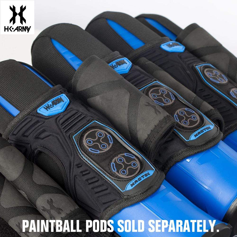 HK Army Magtek Paintball Harness Pod Pack - Black / Blue -3+2 | 4+3 | 5+4 HK Army
