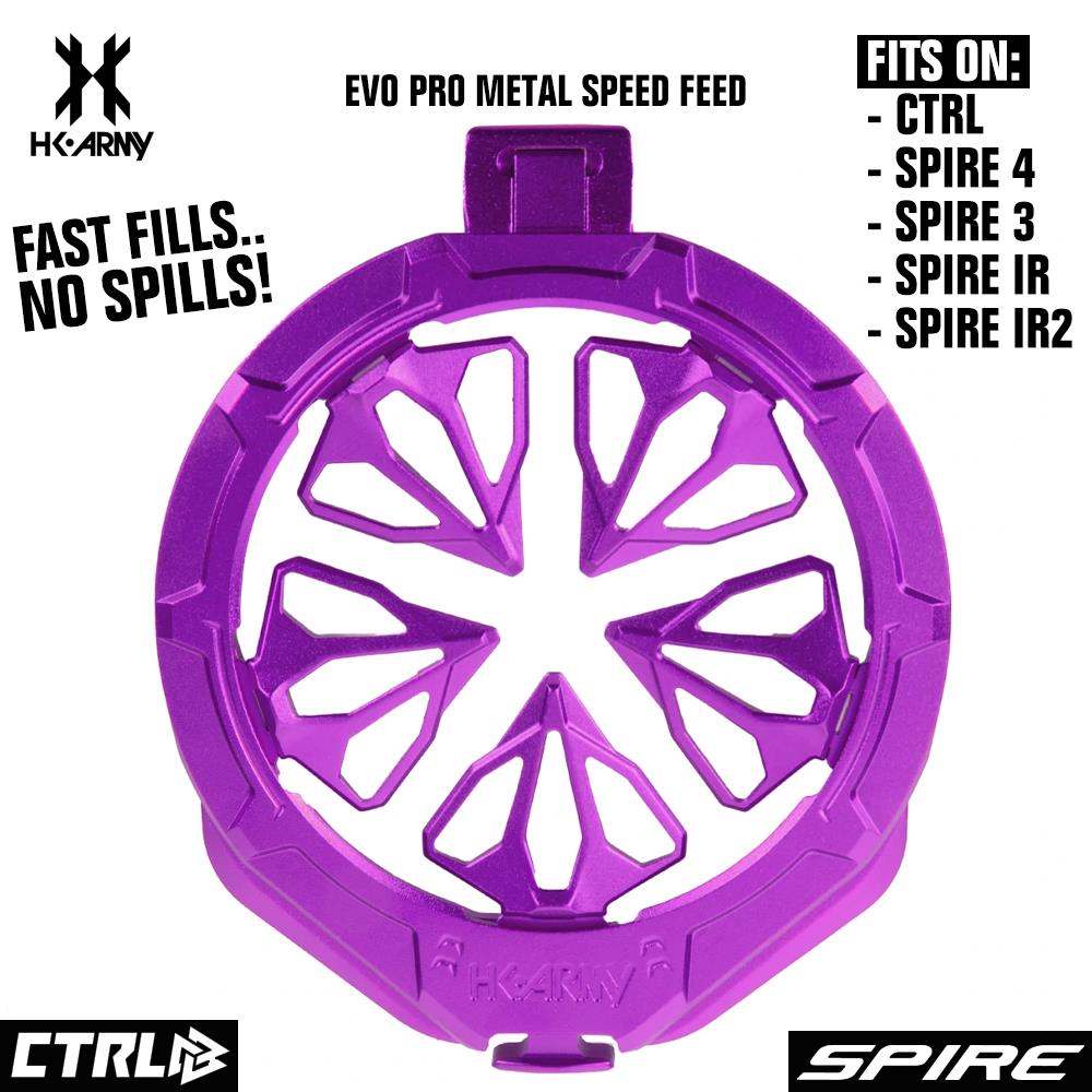 HK Army Evo Pro Metal Speed Feed Paintball Loader Accessory - CTRL, Spire 4, Spire 3, Spire IR, Spire IR2 HK Army