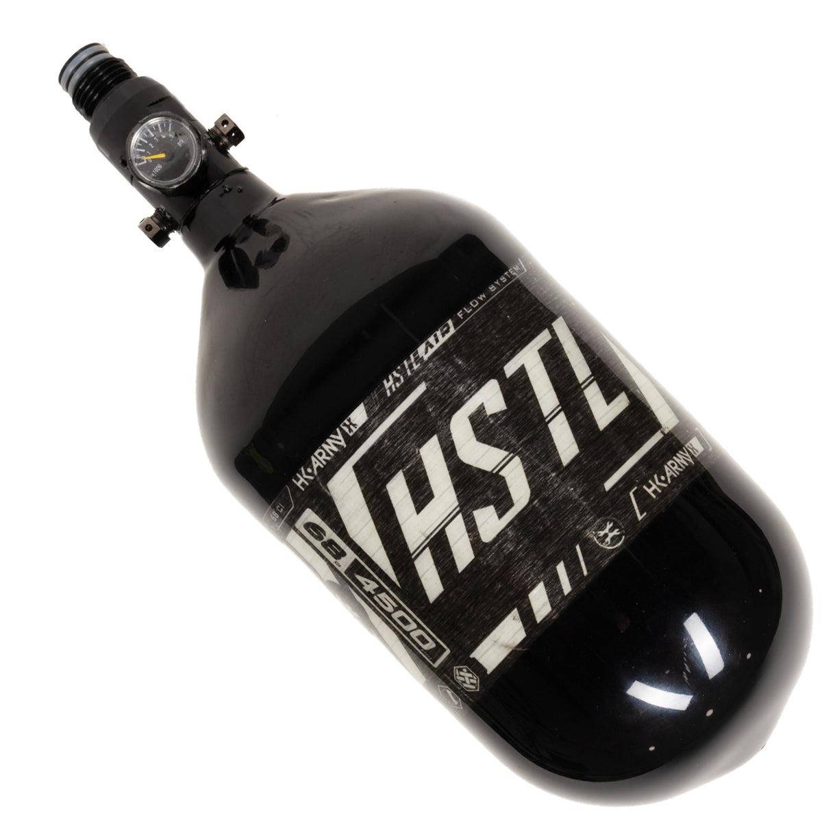 HK Army HSTL 68/4500 Carbon Fiber HPA Compressed Air Paintball Tank System - Standard Reg - Black HK Army