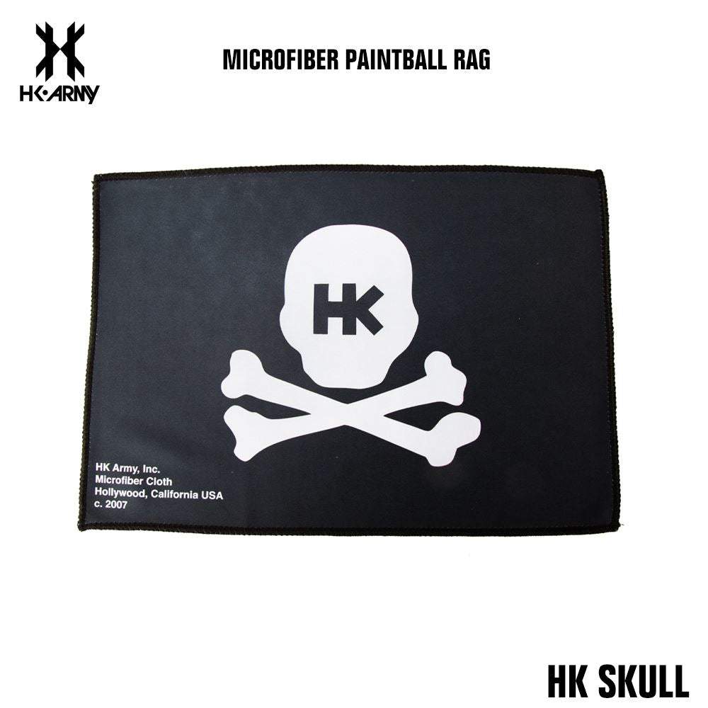 HK Army Microfiber Goggle Rag – Lens Cleaning Cloth std config, mask lens, anti fog clarity, for clear vision, rear angle