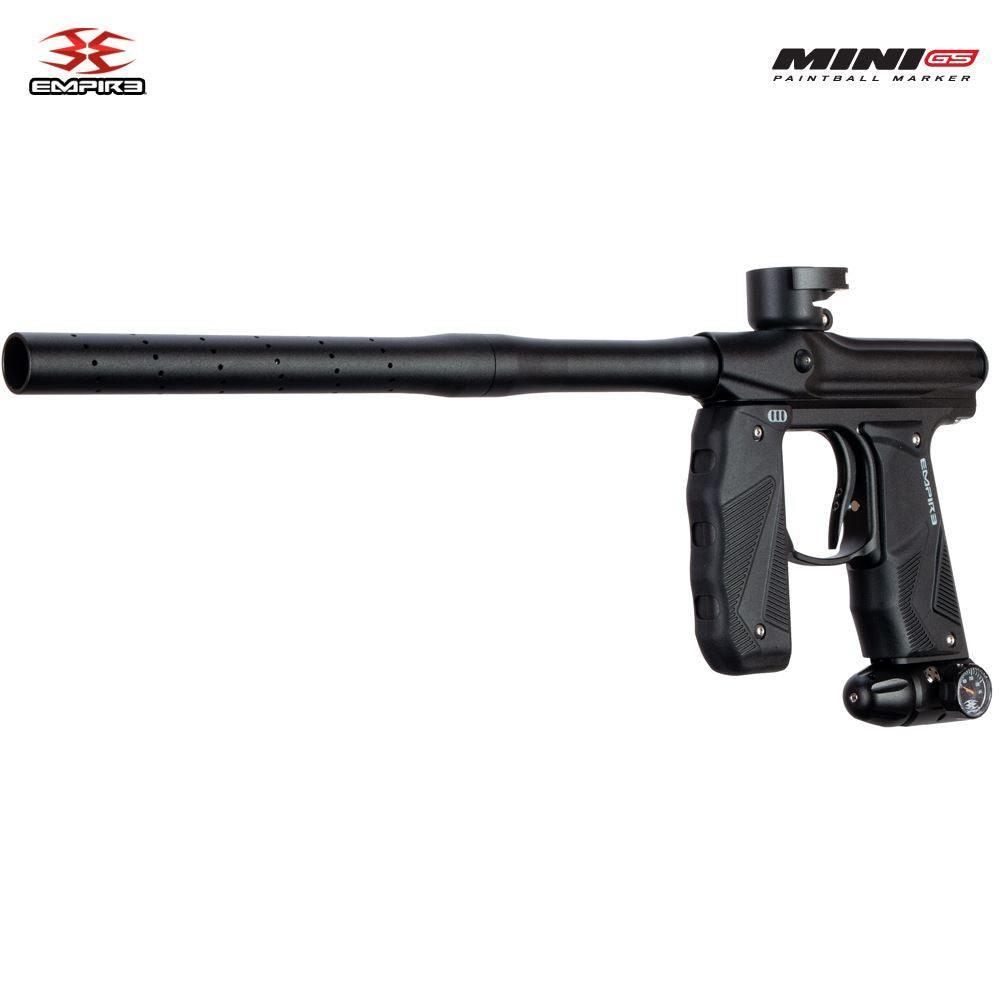 Empire Mini GS Paintball Gun - Dust Tangerine / White - 2pc Barrel Empire
