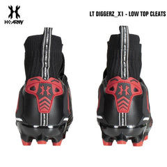 HK Army LT Diggerz_1 Low Top Paintball Cleats - Black/Red HK Army