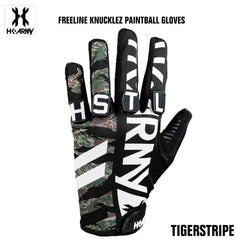 HK Army Freeline Knucklez Paintball Gloves - Tigerstripe HK Army