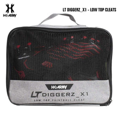 HK Army LT Diggerz_1 Low Top Paintball Cleats - Black/Red HK Army