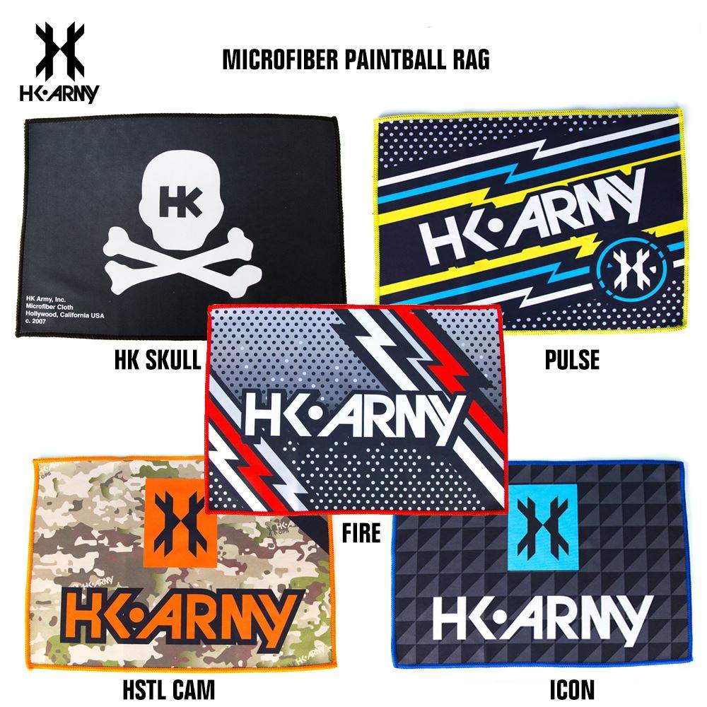 HK Army Microfiber Goggle Rag – Lens Cleaning Cloth std config, mask lens, crisp sight picture, for clear vision, top view