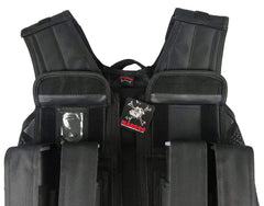 Maddog Tactical Battle Vest w/ Pods & Standard Remote Coil Paintball Package - Black Maddog