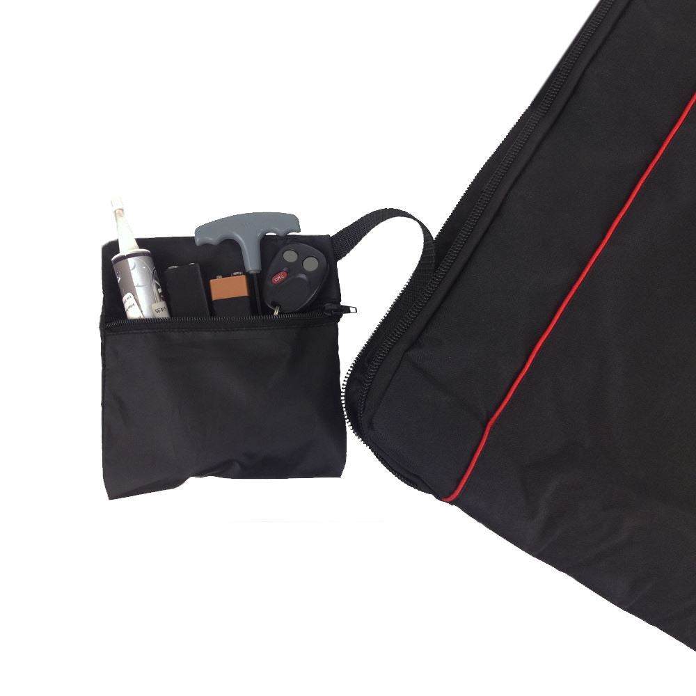 Maddog Padded Gun Case – Large Marker Storage Bag std config, marker, durable field setup, for woodsball play, close detail