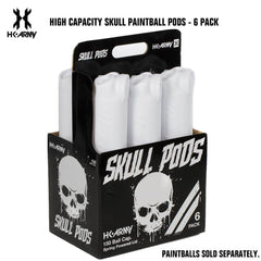 HK Army High Capacity Skull Paintball Pods - 6 Pack HK Army
