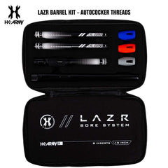 HK Army LAZR Paintball Barrel Kit - Autococker - Polish Black / Black Inserts HK Army