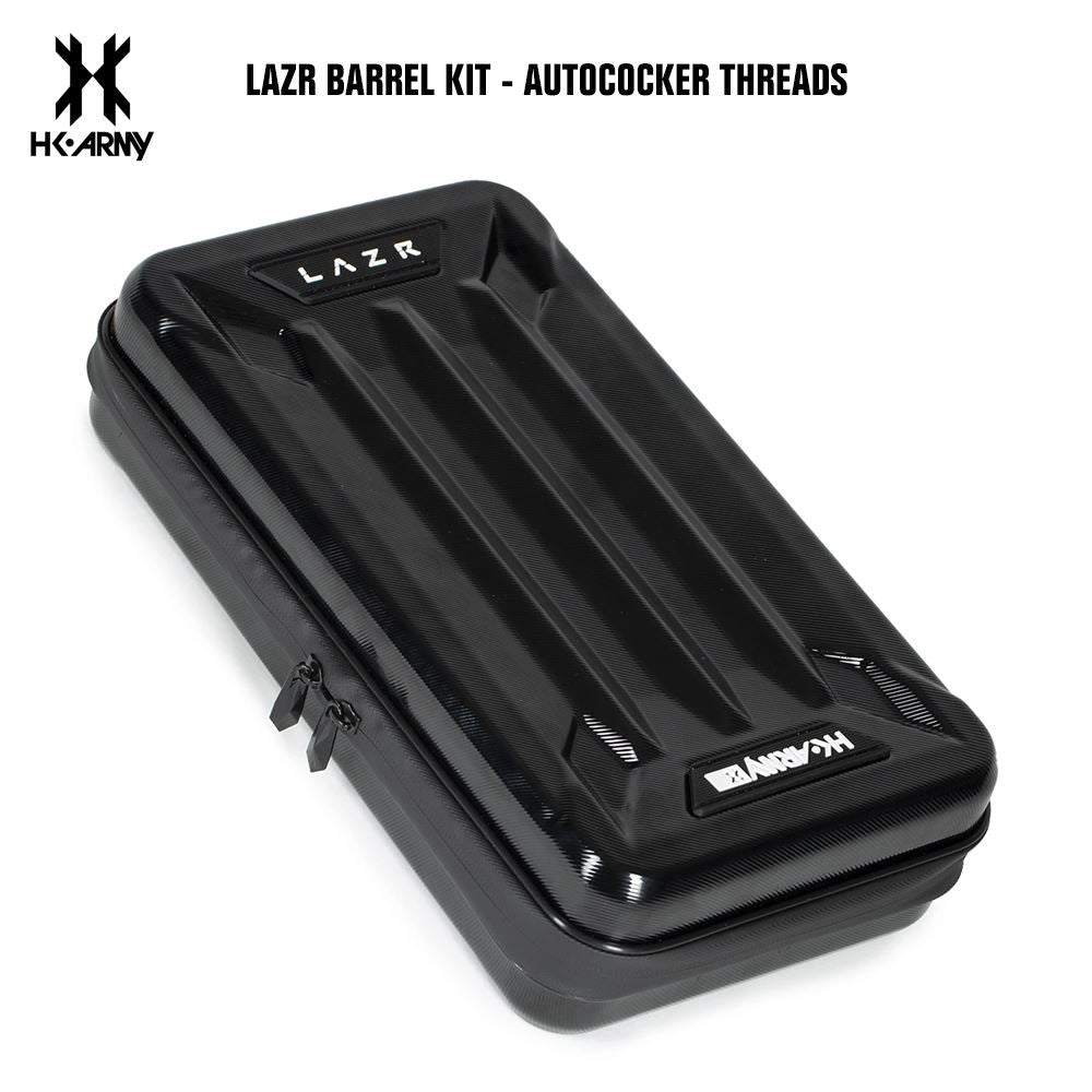 HK Army LAZR Paintball Barrel Kit - Autococker - Polish Black / Black Inserts HK Army