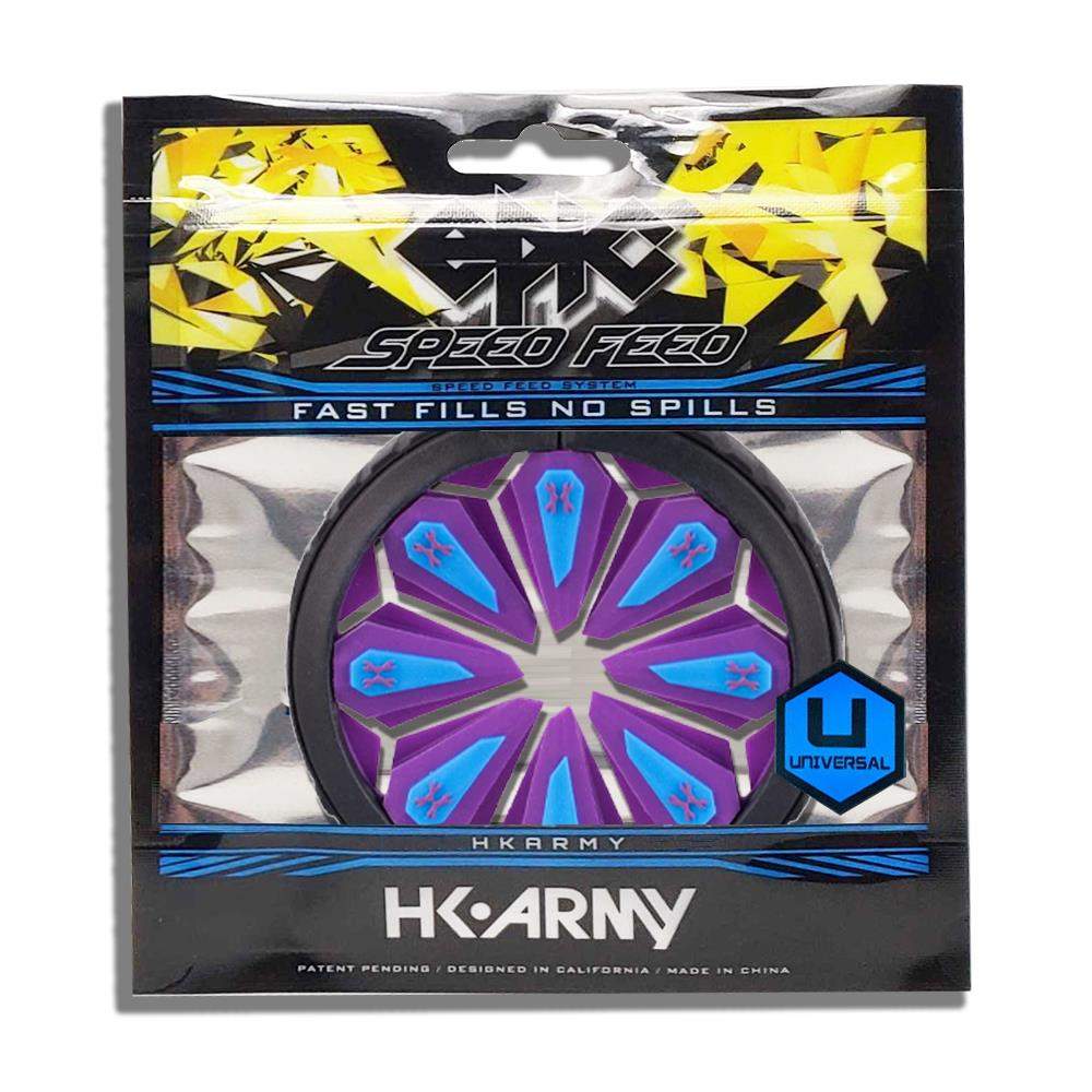 HK Army Speed Electronic Paintball Loader Epic Speed Feed replacement part in packaging