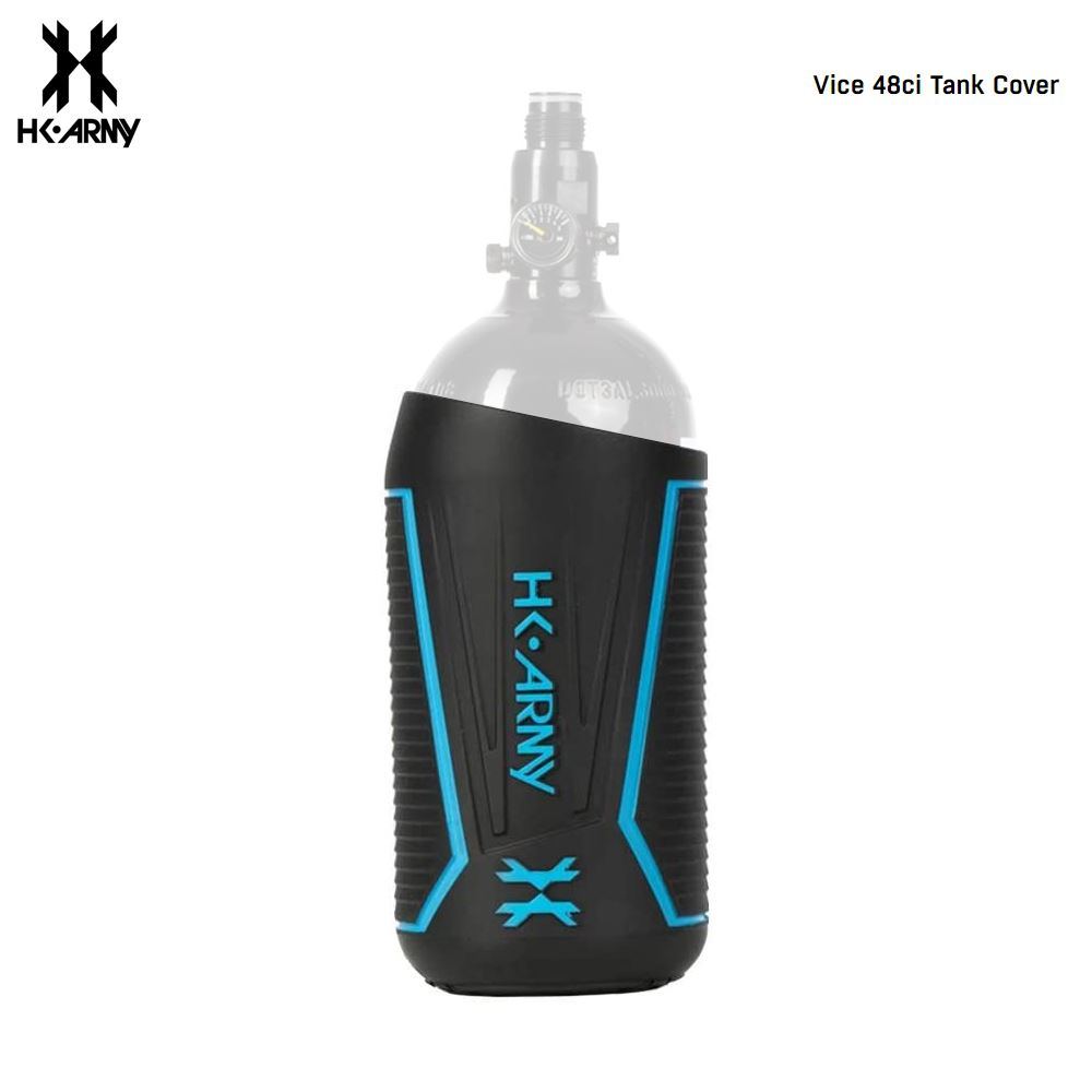 HK Army 48/3000 Vice Paintball Tank Cover - Black/Blue HK Army