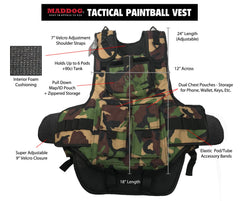 Maddog Tactical Paintball Vest Maddog