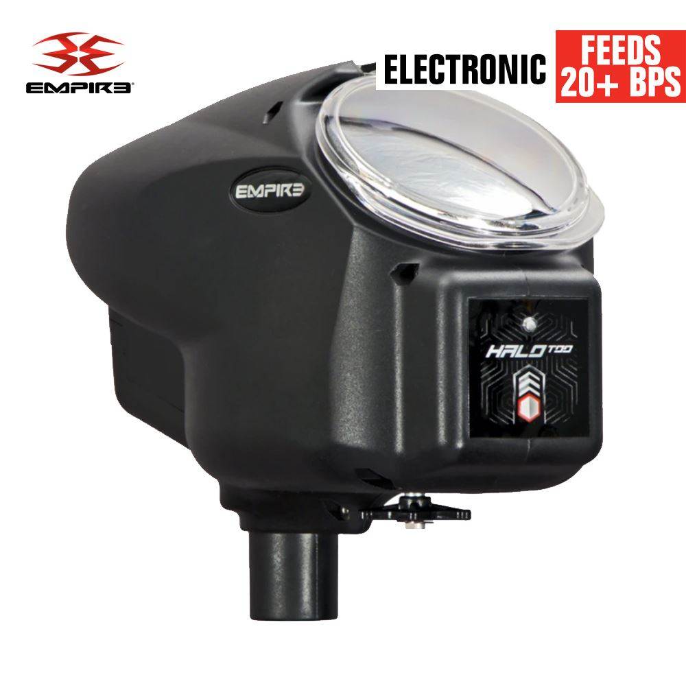 Empire Halo Too Electronic Paintball Loader with HK Army Epic Speed Feed - 20+ BPS