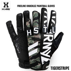 HK Army Freeline Knucklez Paintball Gloves - Tigerstripe HK Army