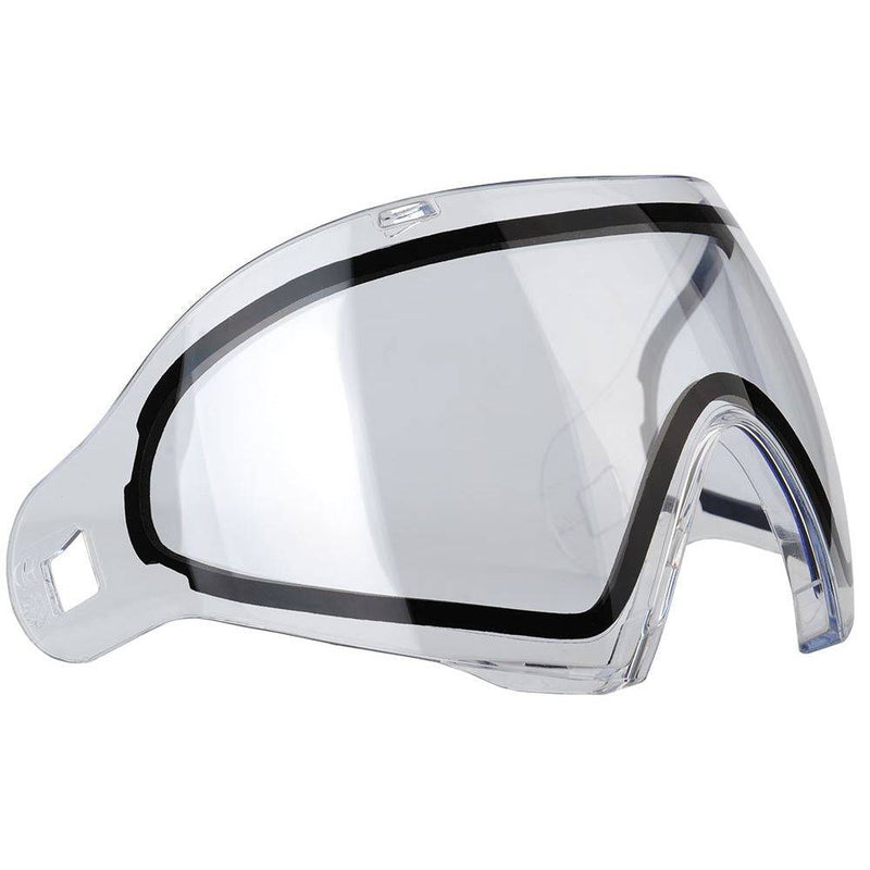 Clear Dye I5 Thermal Replacement Lens for I4/I5 paintball goggles with rapid change and horizon peripheral vision features