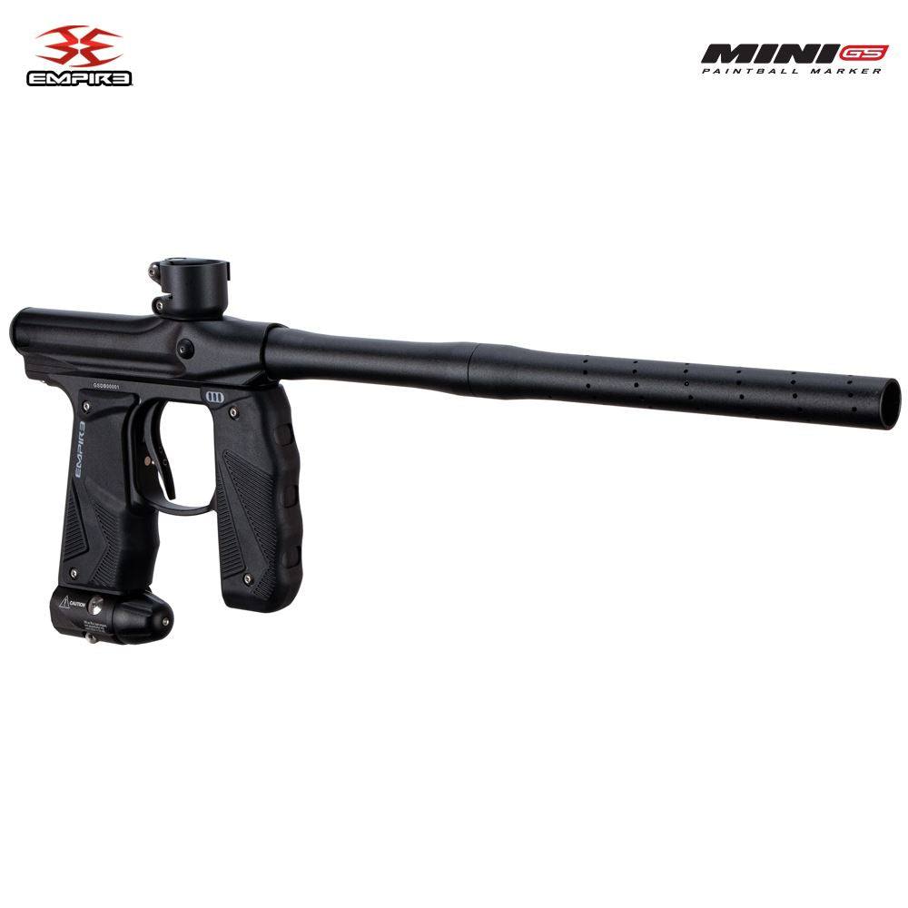 Empire Mini GS Paintball Gun - Dust Tangerine / White - 2pc Barrel Empire