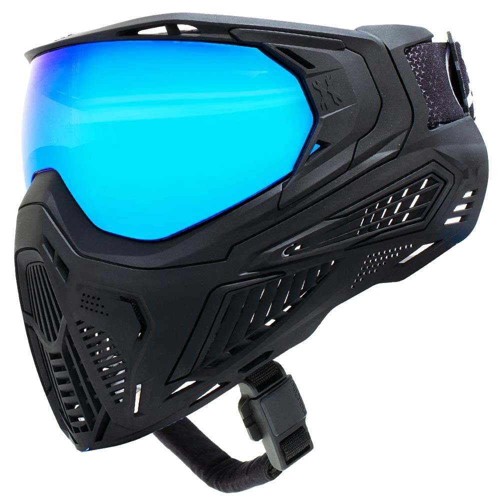HK Army SLR Thermal Paintball Mask Goggles - Tsunami (Black/Black/Black) - Arctic Thermal Lens HK Army