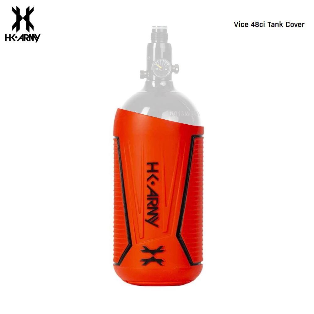 HK Army 48/3000 Vice Paintball Tank Cover - Red/Black HK Army