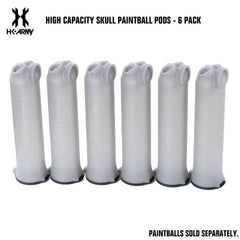 HK Army High Capacity Skull Paintball Pods - 6 Pack HK Army