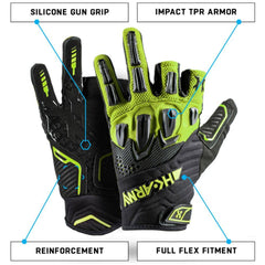HK Army Hardline Armored Paintball Gloves - Energy HK Army