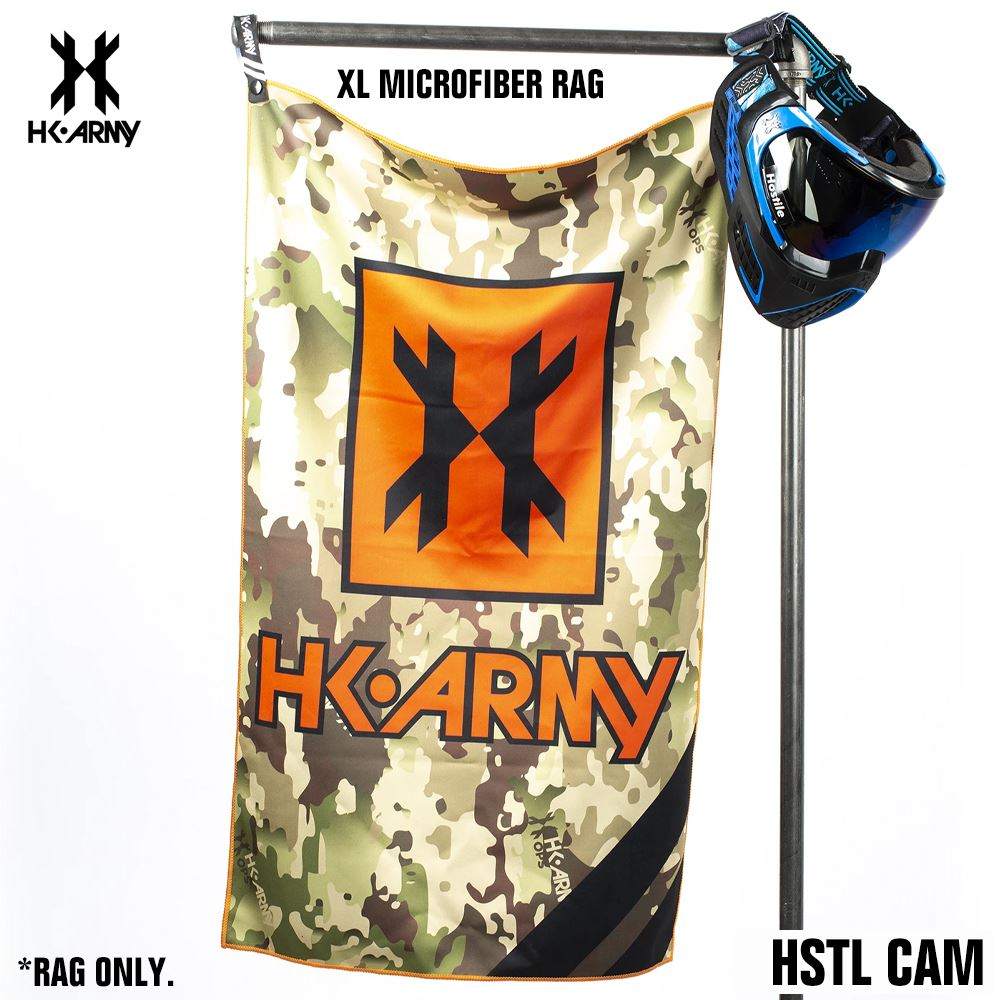 HK Army XL Microfiber Paintball Goggle Rag - PaintballDeals.com
