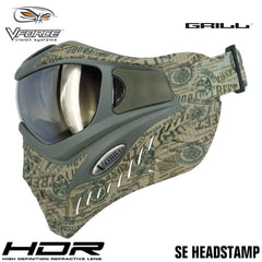 V-Force Grill Thermal Paintball Mask Goggles - SE Headstamp V-Force
