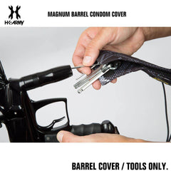 HK Army Magnum Paintball Barrel Condom Cover - Graphite HK Army