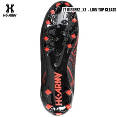 HK Army LT Diggerz_1 Low Top Paintball Cleats - Black/Red HK Army