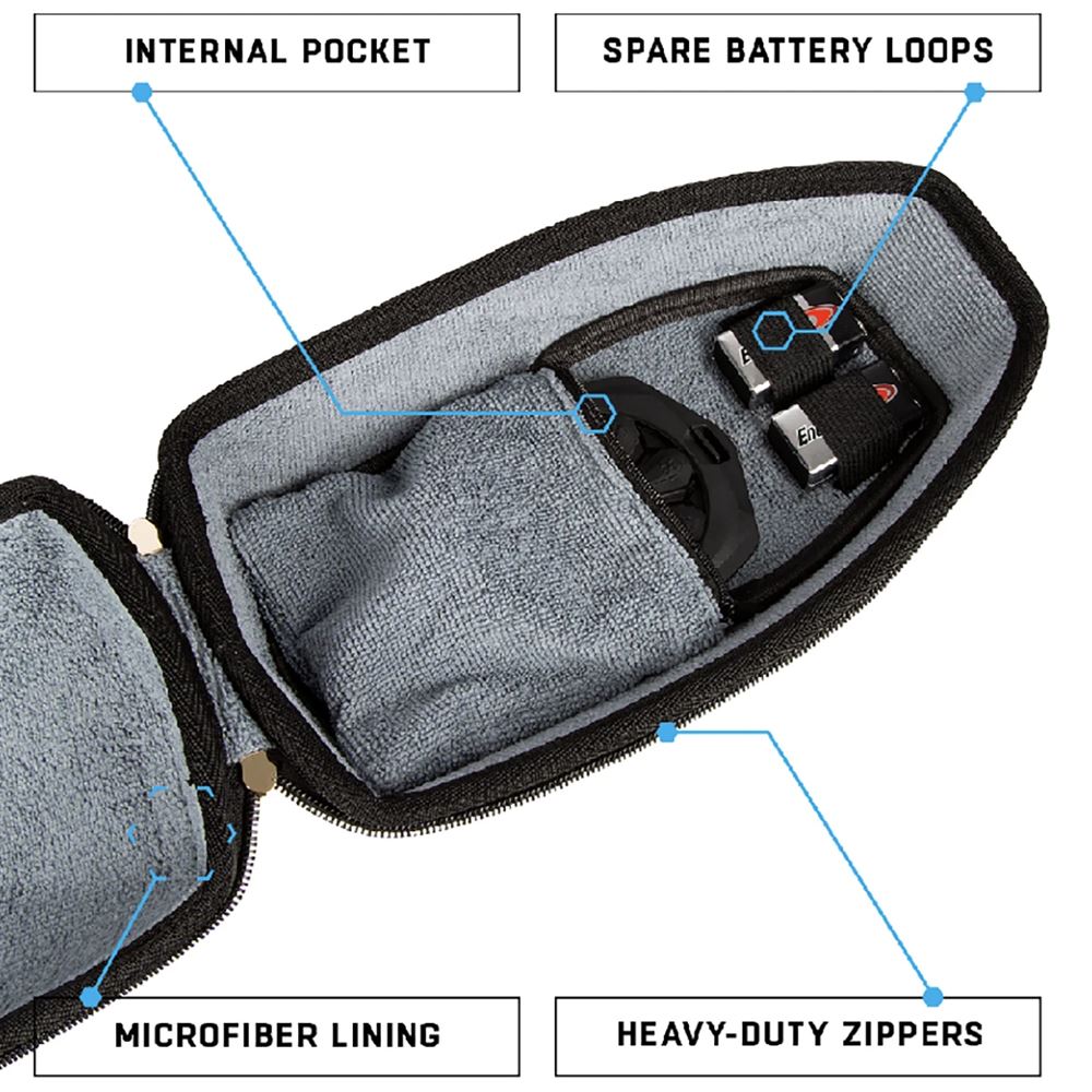 HK Army EXO Loader Case – Hard Shell Hopper Case Carbon std config, hopper loader, reliable loading, for tournament, front angle