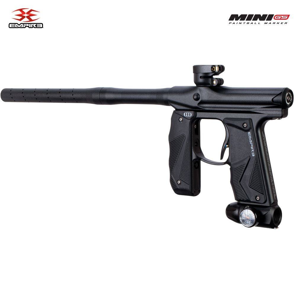 Empire Mini GS Paintball Gun - Dust Tangerine / White - 2pc Barrel Empire