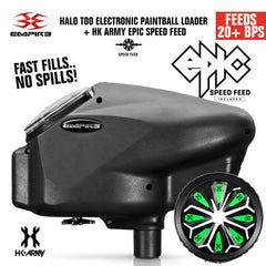 Limited Edition Empire Halo Too Electronic Paintball Loader Hopper | MATTE Colors | 20+BPS | HK Army Epic Speed Feed Compatible