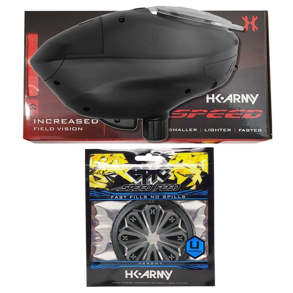 HK Army Speed Electronic Paintball Loader with Epic Speed Feed - 25+ BPS