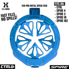 HK Army Evo Pro Metal Speed Feed Paintball Loader Accessory - CTRL, Spire 4, Spire 3, Spire IR, Spire IR2 HK Army