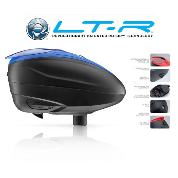 Dye LT-R Paintball Loader - Black / Blue