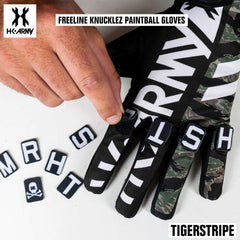 HK Army Freeline Knucklez Paintball Gloves - Tigerstripe HK Army
