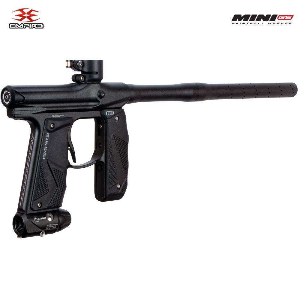 Empire Mini GS Paintball Gun - Dust Tangerine / White - 2pc Barrel Empire