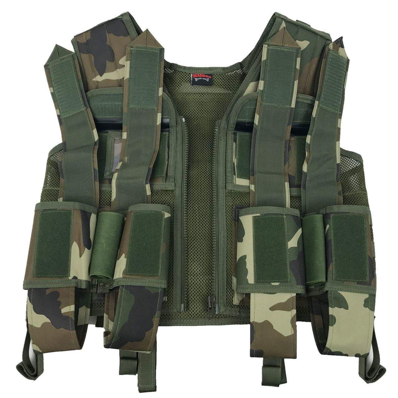 Maddog Battle Paintball Vest Pod and Tank Holder Maddog