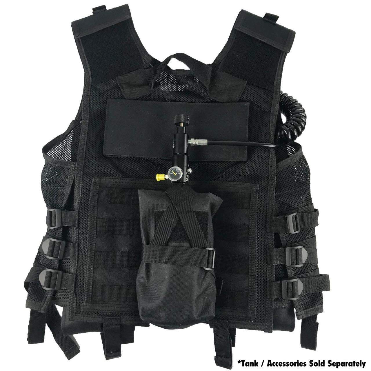 Maddog Battle Paintball Vest Pod and Tank Holder Maddog