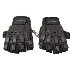 Padded Paintball & Airsoft Chest Protector, Half Glove, & Neck Protector Package Maddog