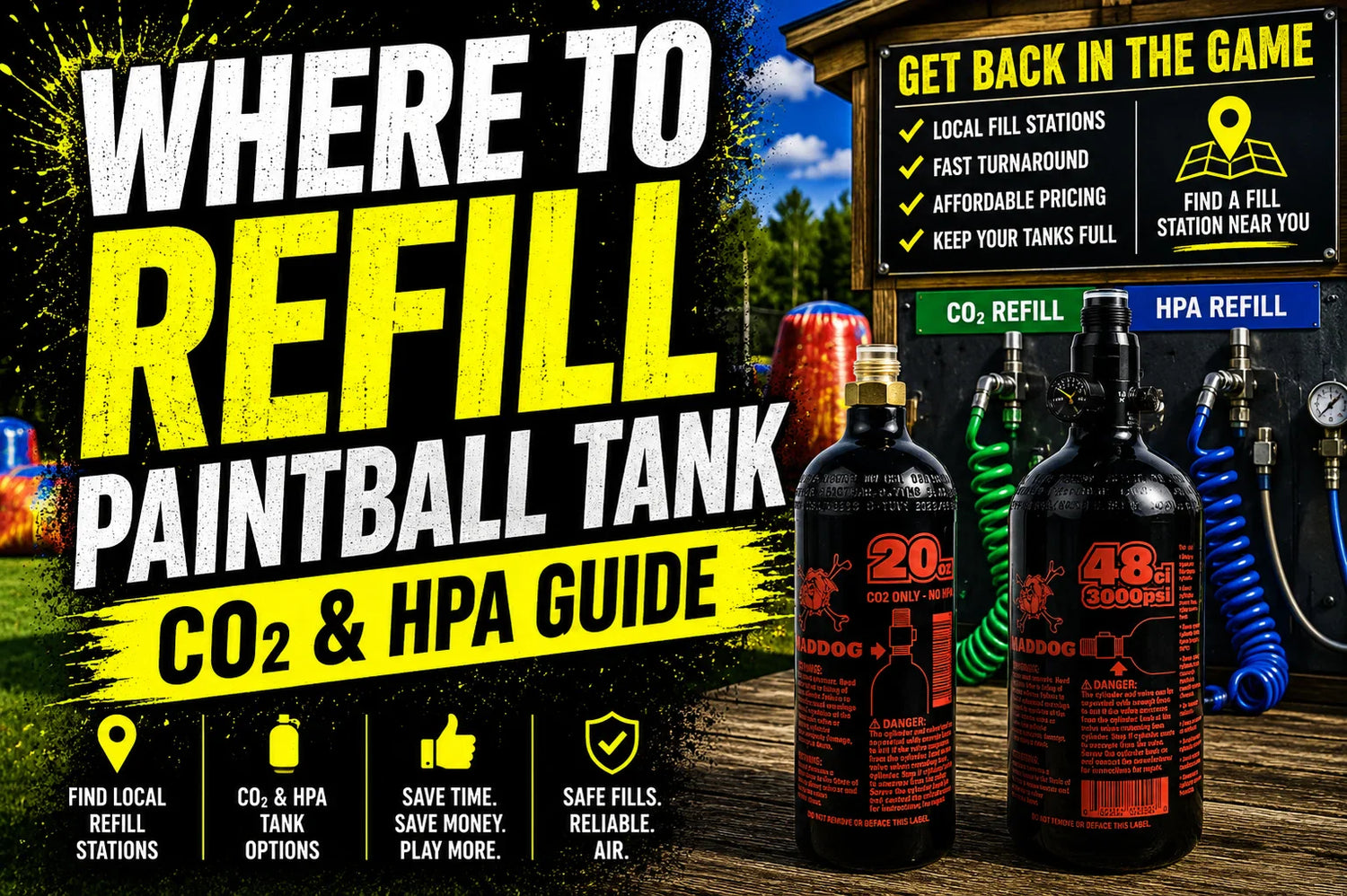 Where to Get Your Paintball Tank Refilled (And Everything Else You Should Know)
