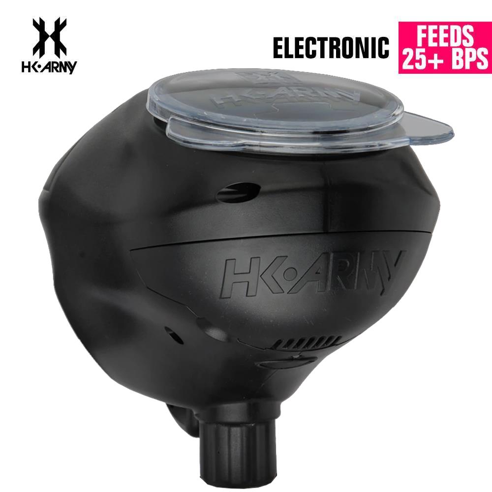 CLEARANCE HK Army Speed Electronic Paintball Loader with Epic Speed Feed - 25+ BPS | Blackout