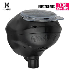 CLEARANCE HK Army Speed Electronic Paintball Loader with Epic Speed Feed - 25+ BPS | Stealth | Used But NOT Abused