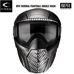 CLEARANCE Carbon OPR Operator Thermal Paintball Goggles Mask - Black