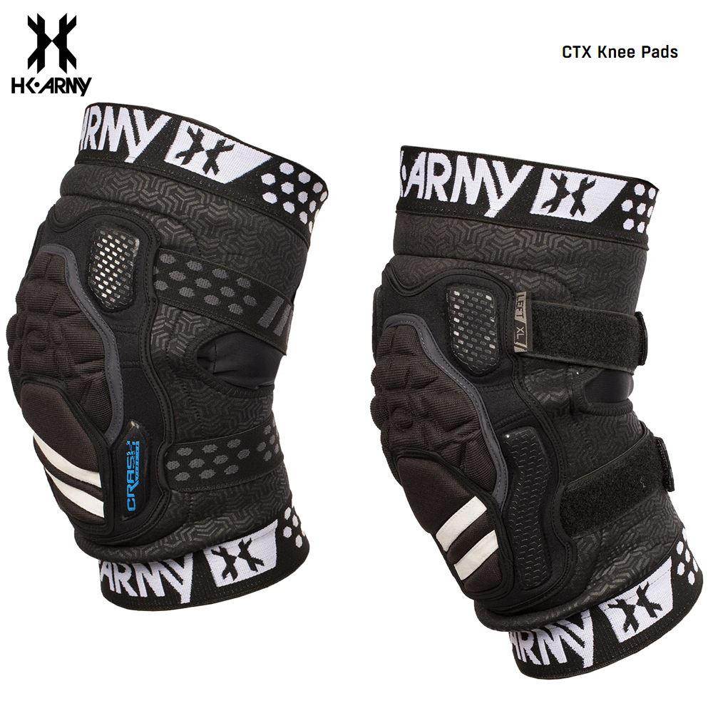 HK Army CTX Knee Pads – Performance Knee Protection X-Large size, knee pads, impact protection, for diving and crawling, rear angle